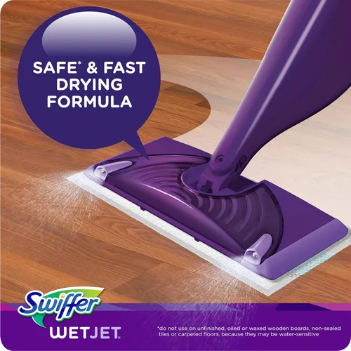 Miniatura 8 de Swiffer FBA_23679CT WetJet Solución Multi Propósito 42.31.25 oz/litros, Multicolor, Aroma Fresco de Ventana Abierta, 42.2 Fl Oz