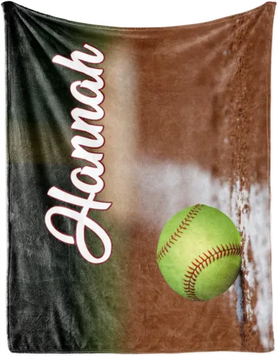 Miniatura 9 de Manta suave personalizada para bebés: manta de diseño de béisbol personalizada para niños con nombre y número, regalos de ropa de cama para bebés