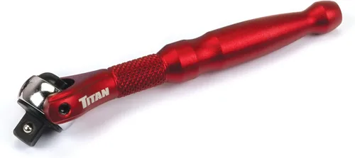 Miniatura 13 de Titan Tools 11322 - Destornillador con trinquete micro de 1/4 de pulgada x 4 pulgadas y 90 dientes - Naranja