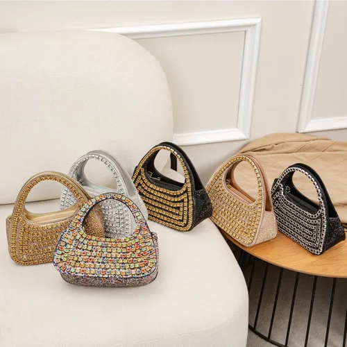 Miniatura 2 de BBTT.ful Bolsos de noche con diamantes de imitación para mujer (varios colores)