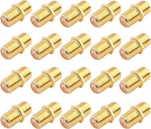 Miniatura 8 de Conector de cable coaxial Tipo F RG6 Adaptador de extensión de cable (paquete de 10)