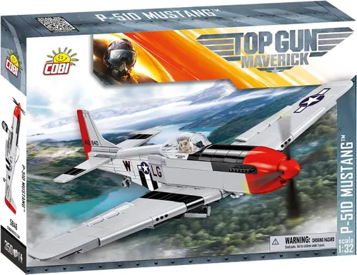 Miniatura 3 de COBI TOP Gun: Maverick™ Mustang P-51D™ - Juego de construcción de aviones, 350 piezas