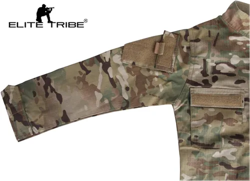 Miniatura 7 de Emersongear AOJQ - Uniforme de combate para niños de 6 a 14 años BDU militar táctico multicámara