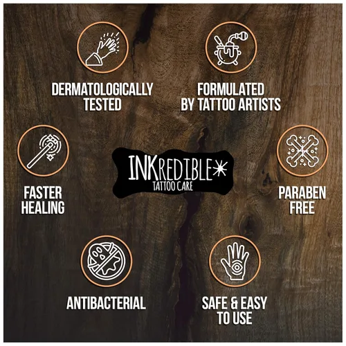 Miniatura 9 de INKredible Glow Salve + lociones curativas para tatuajes de cuidado posterior (paquete de 2)