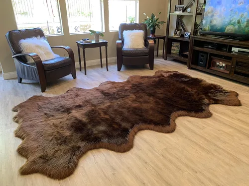 Miniatura 49 de LAMBZY Alfombra de pelo de oveja sintética, hipoalergénica, súper suave, sedosa para sala de estar, habitación de los niños, sofá