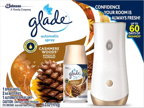 Miniatura 5 de Glade Kit de iniciación de ambientador de aire automático Cashmere Woods 6.2 onzas líquidas
