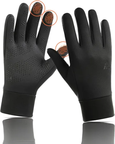 Guantes ligeros de invierno para correr, guantes de pantalla táctil, forros para ciclismo, ciclismo, para hombres y mujeres