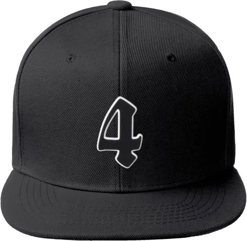 Miniatura 1007 de Daxton Gorra clásica con visera de billete plano con letras del alfabeto inglés antiguo de la A a la Z