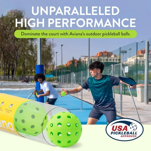 Miniatura 3 de Outdoor Pickleball Balls USAPA Approved for Tournament Play 6 12 48 Packs Durable 40-Hole Design Ideal for All Skill Levels Pickleball Accessories