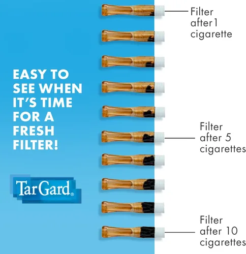 Miniatura 5 de TarGard Venturi Style - Filtros desechables 2,400-3,000+ cigarrillos filtrados por paquete económico de 300 a granel Filtro XL eficaz, no solo