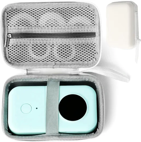 Miniatura 9 de Estuche para etiquetadora TUGUAI compatible con Phomemo D30 JADENS D110 NiiMbot D11 SUPVAN E10, organizador para etiquetadoras y cinta adhesiva