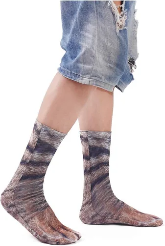 Miniatura 3 de Regalos de San Valentín para él, ella, hombres y mujeres, divertidos calcetines con patas de animales, calcetines novedosos en 3D locos con patas