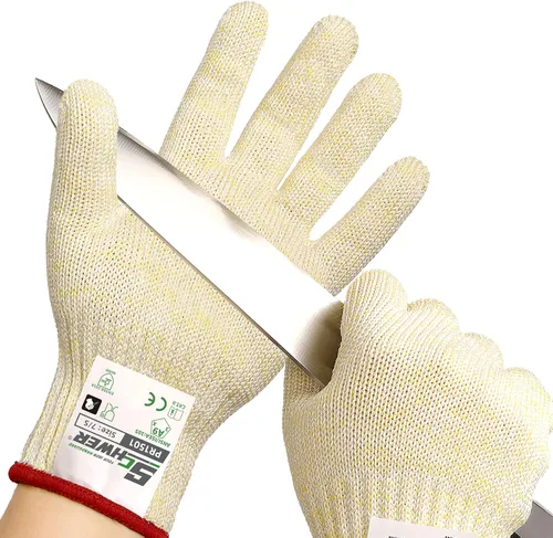 Guantes Schwer SlicePro ultraduraderos resistentes a cortes ANSI A9 PR1501, guante de corte reforzado 10X de grado alimenticio, guantes de mandolina