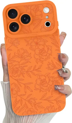 Miniatura 81 de MZELQ para iPhone 12 Pro Max, Funda de silicona con patrón floral de flores y girasoles, rosa, lindo, protección de cámara, funda suave y delgada