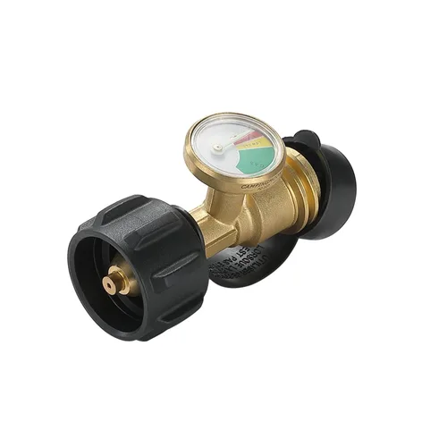 camping moon Indicador de nivel de tanque de propano, medidor de presión de gas codificado en 3 colores y detector de fugas, universal para