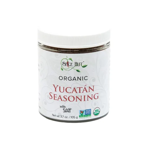 Mezcla orgánica de condimentos de Yucatán, con sal, auténtica mezcla de condimentos mexicanos latinoamericanos para cocinar pollo a la parrilla,