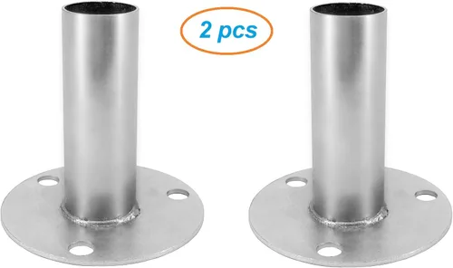 Miniatura 3 de Soportes para toldos de 1-3/8 pulgadas, conectores de marco de soporte, almohadillas para pies, paquete de 2
