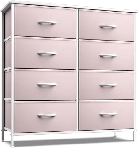 Miniatura 8 de Sorbus - Cómoda para niños con 8 cajones: mueble de almacenamiento en torre para dormitorio, pasillo, armario, organización de oficina, marco
