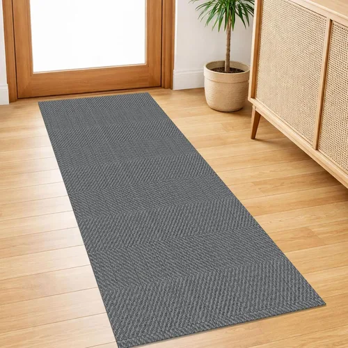 Miniatura 121 de IOHOUZE Alfombra de Área Lavable 4x6 Antideslizante con Respaldo de Goma Alfombras Tejidas para Entrada Interior Alfombras de Dormitorio Alfombra
