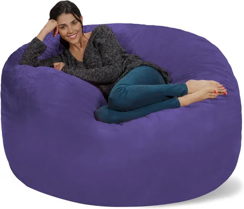 Miniatura 41 de Chill Sack Bean Bag Funda para silla, 3 pies, microgamuza - Oliva