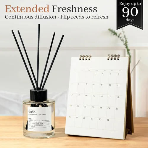 Miniatura 2 de Duša Baies Difusor de varillas perfumadas y varillas – Fragancia esencial para el hogar de 5 onzas líquidas para baño, oficina y espacios de estar