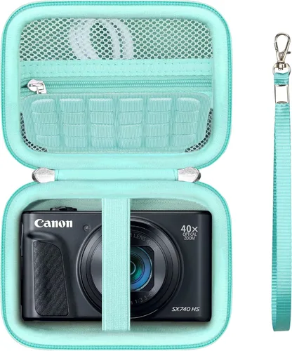 Miniatura 20 de Estuche de transporte rígido para Canon PowerShot SX740 HS/ SX730 HS/ SX720 HS/ SX620 HS/ G7 X Mark III/ G7 X Mark II cámara digital, bolsa de viaje