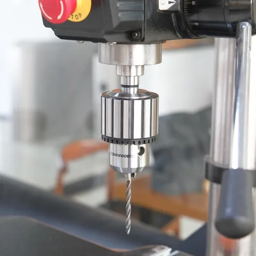 Miniatura 7 de Portabrocas súper resistente de 5/8" con vástago MT2 y llave de mandril para taladros Woodlathe y pilar