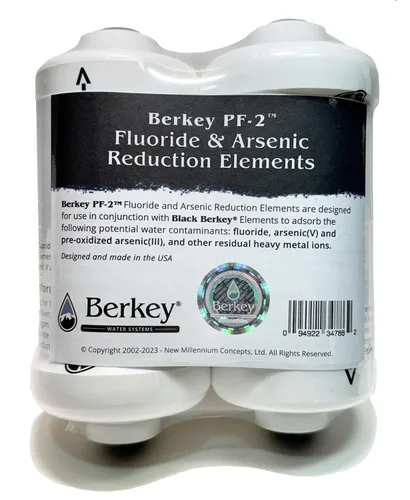 Miniatura 4 de Travel Berkey - Filtro de agua alimentado por gravedad con 2 elementos Berkey negros + 2 elementos de flúor Berkey PF-2 y reducción de arsénico, uso