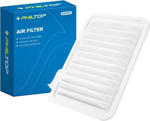 PHILTOP Filtro de aire de motor CA10190 de repuesto para modelos Toyota, Pontiac y Scion - Corolla 2009-2019, Matrix 2009-2014, Yaris 2006-2018,