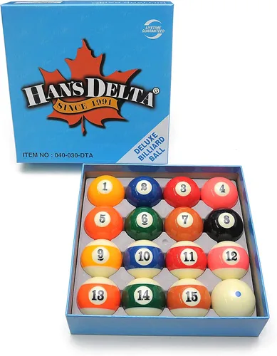 Miniatura 4 de Juego de bolas de billar para mesa de billar, tamaño reglamentario de 2-1/4 pulgadas, juego completo de 16 bolas de billar Estándar