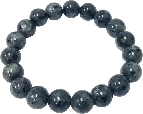 Miniatura 76 de Gem Avenue Handmade Round Bead Stretch Bracelet Unisex Natural Stone Beaded Jewelry for Men & Women, Elastic Wristband for Daily Wear