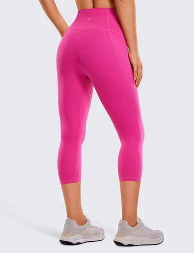 Miniatura 2 de CRZ YOGA Butterluxe - Leggings capri de entrenamiento con bolsillos de 21 pulgadas, cintura alta, para gimnasio, atletismo, yoga