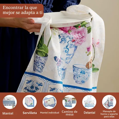 Miniatura 4 de Maison d' Hermine - Paños de cocina de 100% algodón, paños de cocina absorbentes para el hogar, cocina, comedor, cócteles y campamento, Canton, 002