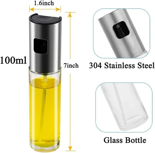 Miniatura 4 de Pulverizador de aceite para cocinar, rociador de aceite de oliva, para freidora de aire, aceite de vinagre vegetal, mini artilugios de cocina