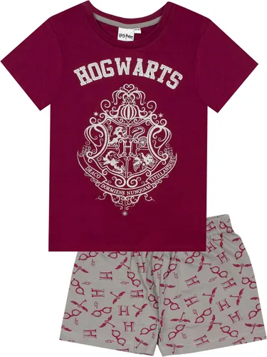 Miniatura 2 de Harry Potter Hogwarts - Pijama de pierna larga o corta con estampado de purpurina para niña
