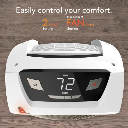 Miniatura 5 de Vornado AVH10 (2025) Calentador de espacio para el hogar, opción solo ventilador, pantalla digital con termostato ajustable, características