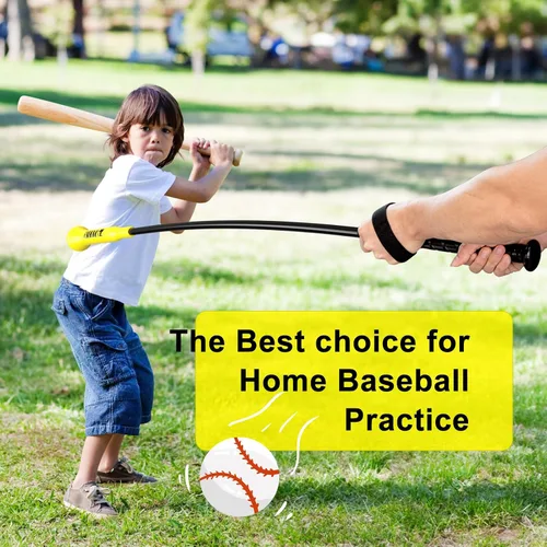 Miniatura 6 de Hitting Stick Batting Swing Trainer, Batting Practice Equipment for Baseball and Softball, Ideal One-on-One Coaching Tool for Baseball 54