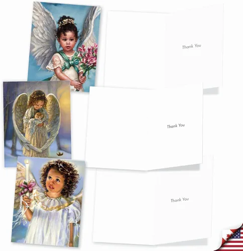 Miniatura 3 de The Best Card Company - 10 notas de agradecimiento en caja con sobres, varios artículos de papelería para decir gracias para hombres y mujeres