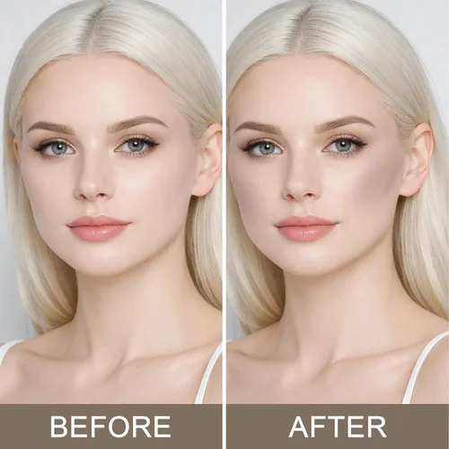 Miniatura 6 de Paleta de contorno Bronzer, polvo de contorno mate, bronceador tono fresco para piel clara y clara, contorno mate construible, polvo gris