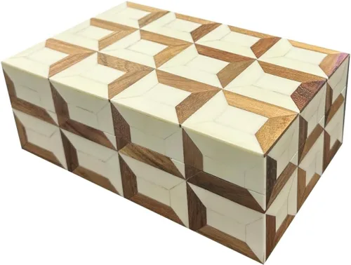 Miniatura 22 de Perilla Home Decoración del Hogar Caja de Almacenamiento Decorativa de Madera Pequeña Organizador Ikigai Herramientas Caja de Guarda Tarjetas