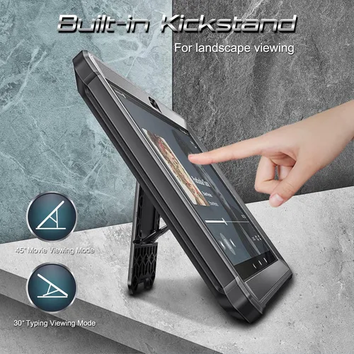 Miniatura 4 de Fintie Funda para tablet Amazon Fire HD 10 y 10 Plus (versión 11ª generación 2021), [Tuatara] Funda híbrida resistente con protector de pantalla