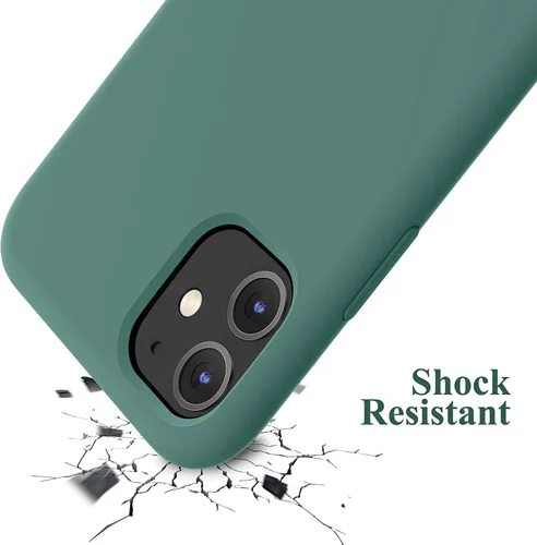 Miniatura 7 de OTOFLY Funda para iPhone 11, funda para teléfono 11, delgada, a prueba de golpes, antihuellas, forro de microfibra antiarañazos, funda protectora