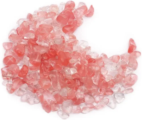 Miniatura 17 de 500 cuentas de piedra natural con virutas naturales, citrino de 0.317 a 0.315 pulgadas, piedras preciosas irregulares de cristal curativo, cuentas