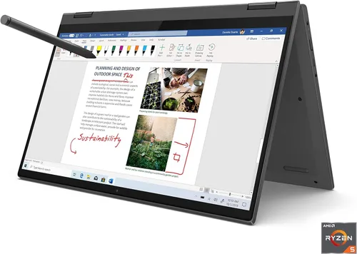 Lenovo Flex 5 14" FHD IPS - Laptop 2 en 1 con pantalla táctil de alta calidad, AMD 4ª generación Ryzen 5 4500U, 16 GB de RAM, SSD PCIe de 256 GB,