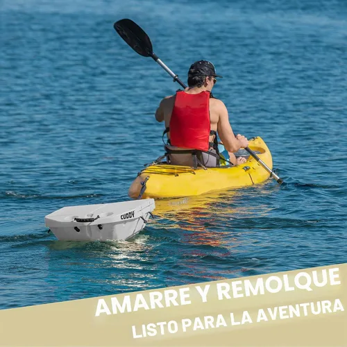 Miniatura 6 de CUDDY - Enfriador flotante y recipiente de almacenamiento en seco para tierra y agua, 40 cuartos de galón, ideal para río, playa, kayak, piscina