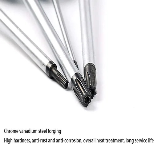 Miniatura 6 de Juego de destornilladores Torx T6 T8 T9 T10 destornillador estrella adecuado para reparación de teléfonos móviles/Mac/computadora