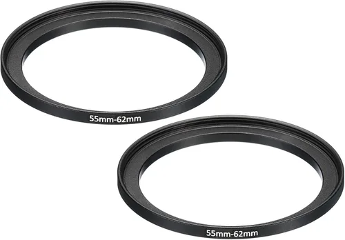 Miniatura 39 de PATIKIL Anillo elevador de metal de 1.594 in-1.693 in, paquete de 2 anillos adaptadores de filtro de lente de cámara, anillo adaptador de filtro