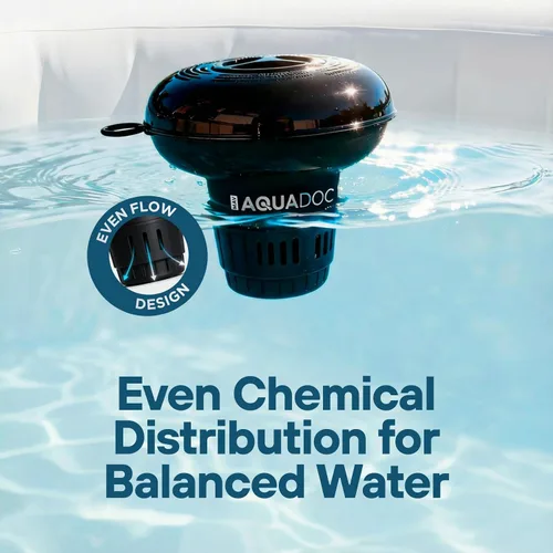 Miniatura 4 de MAV AquaDoc Flotador de tabletas de bromo y cloro para tabletas de 1.5 pulgadas para jacuzzis inflables