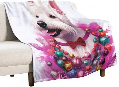 Miniatura 9 de Manta de invierno de acuarela de Navidad en el bosque, manta cálida y acogedora para sofá, cama para adultos, 30 x 40 pulgadas, manta de microfibra