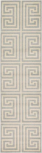 Miniatura 28 de Unique Loom Athens Collection - Alfombra clásica geométrica moderna con diseño de bordes, 3 pies 3 pulgadas x 5 pies 3 pulgadas, negro/beige